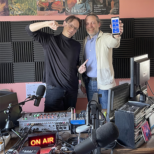 Illustration of the Radios Libres en Périgord podcast about Say See Show
